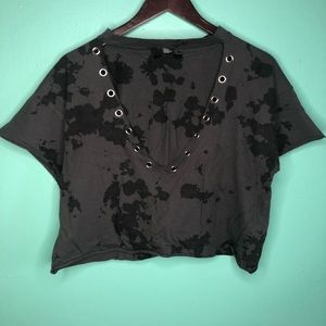 Printed crop top